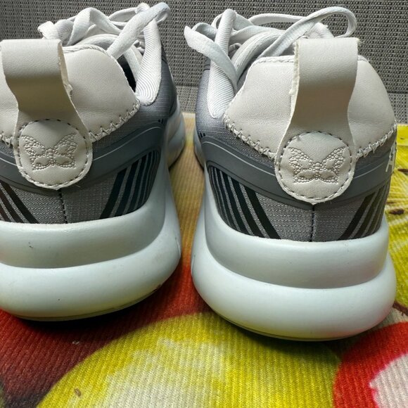 Alegria Solstyce Womens size 38 EU/7.5 US Grey & White Rok N Roll Sneakers - Picture 3 of 8